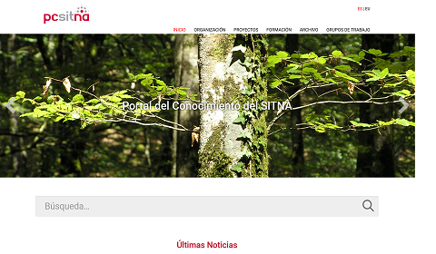 Nueva web del Portal de Conocimiento SITNA - PCSITNA, con un diseño innovador y última tecnología de desarrollo web.